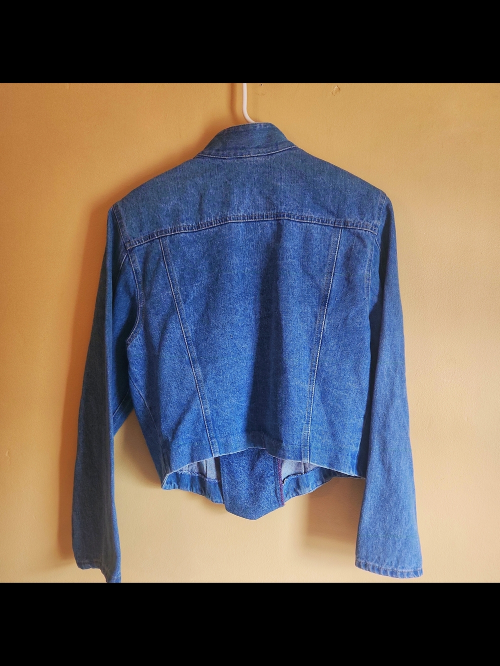 Vintage 80's Cache Xr Jacket with Burgundy Velvet Placket and Gold Trim - Picture 2 of 8